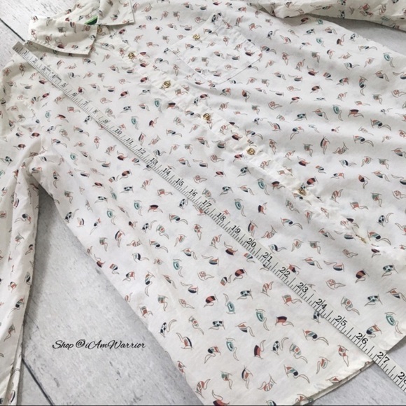 C.Wonder nautical flag print button down shirt *shop@iamwarrior - Picture 7 of 10